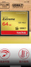 闪迪（SanDisk）64GB CF（CompactFlash）内存卡 UDMA-7 至尊极速存储卡 读速120MB/s 写速85MB/s 单反相机内存卡 实拍图