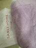 三利塔芙绒毛毯双面加厚毛巾被子秋冬季午睡毯床上沙发盖毯紫1.5*2m 实拍图