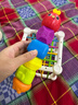 欣格婴儿玩具0-1岁早教彩虹塞塞乐魔方精细动作训练障碍取物配6个积木 实拍图