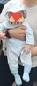 全棉时代纯棉新生婴儿连体衣服抗菌纱布满月宝宝春夏 航海日记 80码 实拍图