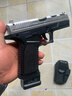 途象 儿童玩具枪格洛克手枪G17黑银连发软弹枪突击步抢玩具男孩礼物 实拍图