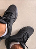 安踏男鞋运动鞋男秋冬季男士软底网面透气跑步鞋休闲鞋皮面防水鞋子男 (秋冬热卖同款皮面防水)黑色 39 （6.5码） 实拍图