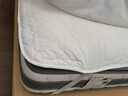 博洋家纺全棉夹棉床笠抑菌席梦思保护床褥子防尘床罩灰蓝120*200cm 实拍图