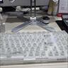机械师K500F Pro客制化机械键盘 无线蓝牙gask透明键盘 RGB全键热插拔办公游戏笔记本电脑键盘 【探索白】三模-冰芯轴-透明键帽 实拍图