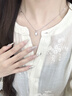 唯一（Winy）一克拉莫桑钻银项链2025新款吊坠生日送女朋友老婆七夕情人节礼物 实拍图