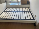 浪翔无床头床榻榻米排骨架床架家用可定制实木双人床奶油风主卧大床 【钢木排骨架床】 1.35*2米 实拍图