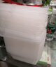 美丽雅 一次性饭盒方形1000ml*50套 快餐外卖打包野餐盒碗加厚带盖塑料 实拍图
