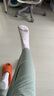 浪莎丝袜男士夏季薄款冰丝中筒袜抑菌皮鞋袜透气夏天黑色袜子10双白色 实拍图