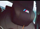 型点（XINGDIAN）适用宝马头枕腰靠新3系5系X3X5汽车内饰用品记忆棉座椅腰垫护颈枕 头枕【宝马标】摩卡棕 1个 实拍图