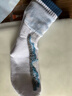 川崎KAWASAKI羽毛球袜运动袜透气防滑加厚毛巾底男款KW-6103蓝色 实拍图