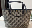 汤丽柏琦（Tory Burch）TB女包 T MONOGRAM 手提托特包水桶包单肩包斜挎酒桶包 152301 405 海军蓝 中号 实拍图