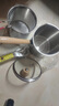 仟依格316不锈钢油炸锅家用油锅小炸串锅电磁炉迷你省油304小炸锅无涂层 【巨厚316食品级抗菌钢油炸锅】 1寸 3888毫升 钢把【炸锅+炸蓝+盖子+夹子】 实拍图