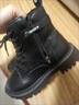 昌祥回力马丁靴女英伦风2025新款秋冬加绒小个子增高厚底短靴复古机车靴女 黑色加绒（专柜品质） 36 （标准尺码） 实拍图