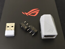 ROG月刃2RGB 无线三模游戏鼠标 AimPoint Pro传感器 支持无线8K 轻量化设计 三区RGB灯效 月耀白 实拍图