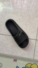 洁丽雅防臭拖鞋男士夏季2025新款居家室内浴室洗澡eva家用防滑凉拖鞋女 黑色 【无甲醛致癌物】 42-43 适合41-42码 实拍图
