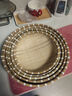 竹编簸箕馒头收纳筐竹编制品篮子竹编筐洗菜沥水淘米篮果篮小箩筐 中竹编收纳篮五件套 实拍图