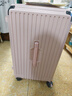 纯奢（CHEYSIR）五轮超大容量行李箱万向轮PC拉杆箱男女学生旅行箱密码箱包皮箱子 旗舰款-樱花粉·杯架+USB充电口 26英寸 【创新5轮-干湿分离内里】 实拍图