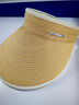 蕉下（beneunder）防晒帽子女草帽遮阳帽防紫外线全脸遮阳太阳帽空顶帽UL569卡其 实拍图