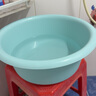茶花（CHAHUA）塑料盆洗脸盆加厚加深家用加深学生宿舍洗衣服盆子洗脚盆塑料盆 36cm两个装【1紫1蓝】 加厚加深 实拍图