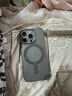亿色（ESR）适用iPhone15pro手机壳苹果15pro保护套磁吸超薄硅胶镜头全包透明防摔气囊软壳男女款磨砂半透灰 实拍图