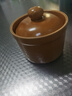 陶瓷炖盅隔水炖家用带盖鸡蛋羹汤盅炖罐一人蒸蛋沙县小瓦罐汤煲 棕色煨汤炖盅【一个装】 500ml 实拍图