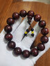 月印百川 【情人节礼物】金星小叶紫檀手串木饰佛珠手链男女款金星约15mm 实拍图