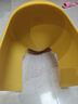 禧天龙 家用塑料福娃椅  亮丽黄 耐磨稳固儿童凳椅子  安全加厚靠背凳 实拍图