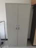 埔盾钢制更衣柜员工储物柜铁皮柜宿舍带锁六门换衣存包柜碗柜浴室鞋柜 二门更衣柜 常规型 实拍图