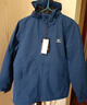 美津浓户外梭织风衣男士单层防风连帽外套男 藏青色【抓绒款】 XL  实拍图