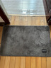 洁丽雅家用地垫脚垫卫生间吸水防滑浴室垫脚门口毛巾垫 灰色短绒款【吸水防滑不掉毛】 80cm*50cm 1件数 【大号】 实拍图