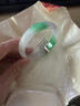 缅甸高档翡翠手镯冰种玉手镯浅绿飘花玉镯子女款真玉镯送礼物 53号 实拍图