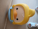 海豚星儿童马桶坐便器男小孩女宝宝婴幼儿专用训练厕所家用大便桶尿盆凳 推荐 普通款黄色PVC软垫 +刷子 实拍图