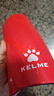 卡尔美（KELME）足球护腿板比赛训练护小腿减震加厚插板专业护具 红色 L 实拍图