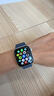 Apple/苹果 Watch Series 10 智能手表蜂窝款42毫米银色铝金属表壳丹宁色运动型表带M/L MWXK3CH/B 实拍图
