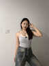 初逅裤链配饰牛仔裤子挂饰金属挂链西裤衣服链链条工装裤喇叭裤腰链男 钢色 裤链 实拍图