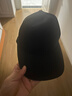 目丸大头围帽子男士潮流棒球帽男纯色情侣韩弯檐显脸小鸭舌帽男帽子女 黑色-大小码款 均码 大码(60-65cm)可调节 实拍图