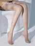 涞觅润丝【0.01】开裆丝袜丝滑超薄免脱连裤袜透明性感女袜 砂色 L码  实拍图