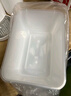 美丽雅一次性饭盒方形1000ml*30套 快餐打包盒大容量食品级便当野餐盒 实拍图