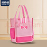 剑桥树小学生补习袋女美术袋儿童补习书包男孩补课手提袋拎书袋 玫粉色 实拍图