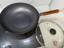 珍珠生活（Pearl Life）日本原装进口氮化铁锅无涂层不易粘纯铁炒锅家用平底炒菜锅33cm 实拍图
