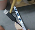 绿联 USB3.0扩展器扩展坞多接口 分线器高速4口集线器HUB拓展坞 笔记本电脑一拖多转换器转接头延长线 实拍图