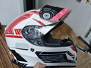坦克【政府补贴】T127摩托车头盔全盔男防雾安全帽白色刀锋红 实拍图