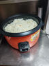 厨之慧商用电饭锅食堂酒店大电饭煲大容量电饭锅 老式饭店用大型电饭锅 橙色23升（30-40人用）23L带蒸笼 实拍图