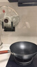 康巴赫炒锅不粘锅仿生抗菌铁锅家用平底炒菜锅【厨房好物】 【0涂层免开锅】 32cm 实拍图