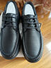 骆驼皮鞋男经典商务休闲牛皮鞋软底舒适通勤男鞋 P15A211018 黑色 39 实拍图