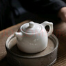 心去處陶瓷茶壶羊脂玉瓷泡茶壶德化白瓷井栏壶小号单人家用功夫茶具单壶 羊脂玉瓷井栏壶（简装） 210ml 实拍图