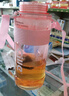 希乐 夏季水杯子女运动水壶户外大容量家用水桶水杯凉水壶粉色3000ml 实拍图