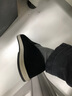 3514老北京布鞋工作鞋轻便一脚蹬爸爸鞋传统布鞋男士休闲鞋  黑色 45 实拍图