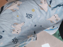 红豆儿童纯棉内衣套装男女童秋衣秋裤睡衣棉毛衫套装M1187绒蓝160 实拍图