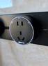 NVC雷士电工轨道插座 明装免打孔壁挂式可移动墙壁导轨插座60厘米+五孔*3灰色 实拍图